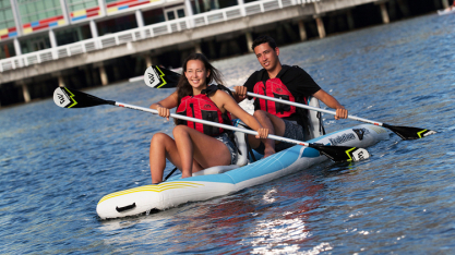 AquaMarina Evolution - a SUPer kayak and family fun  