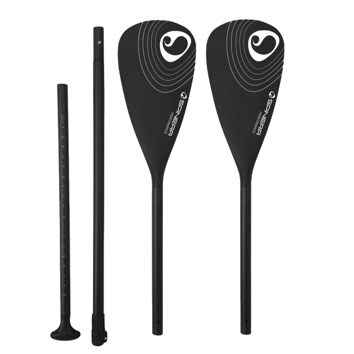 Spinera Kayak Paddle Classic grigio Alu 4 pezzi 230cm