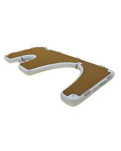 Yachtbeach Toy Dock 4.10 Premium Teak - 1x Jet Ski and 1x Multidock, 4.10  x 2.05 m