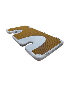 Yachtbeach Toy Dock 4.10 Premium Teak - 1x Multidock and 1 x Foilboard, 4.10  x 2.05 m