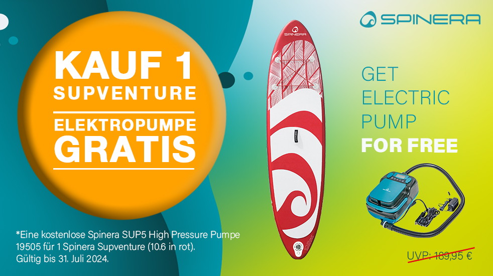 SPINERA SUP kaufen + Pumpe gratis