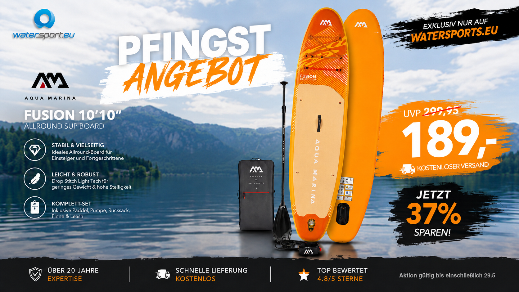 Pfingstangebot: Aqua Marina Fusion 2026 jetzt zum Sonderpreis sichern